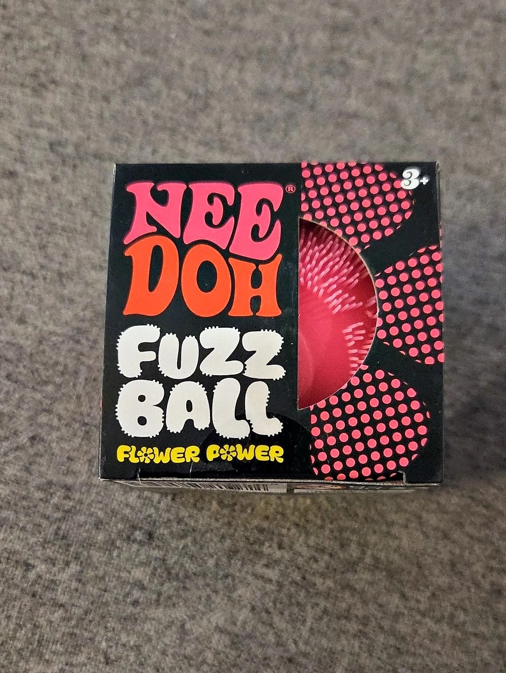 NeeDoh Fuzz Ball Flower Power Squish Squishy Velvet Squeeze Schylling
